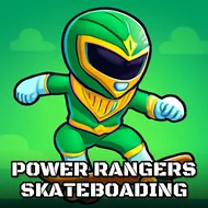 Power Rangers Skateboading - Halfpipe Jumps game