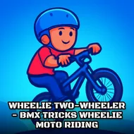 Wheelie Two-wheeler - BMX Tricks Wheelie Moto Riding - BMX Tricks game